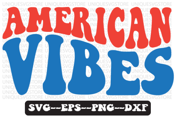 American Vibes Quote Retro Svg Design for Crafts and Graphics