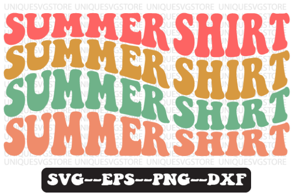 Summer Shirt Quote Retro Svg Design for Crafts and Graphics